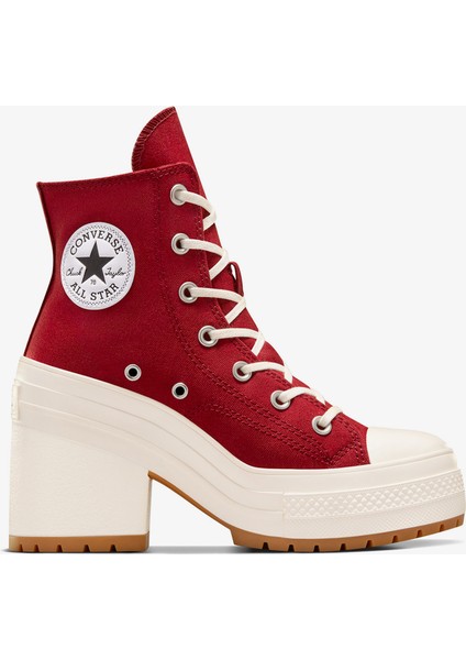 Chuck 70 De Luxe Heel Unisex Kırmızı Platform SNEAKER.642
