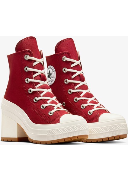 Chuck 70 De Luxe Heel Unisex Kırmızı Platform SNEAKER.642 fiyatları