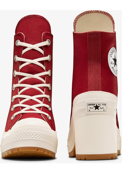 Chuck 70 De Luxe Heel Unisex Kırmızı Platform SNEAKER.642 modelleri