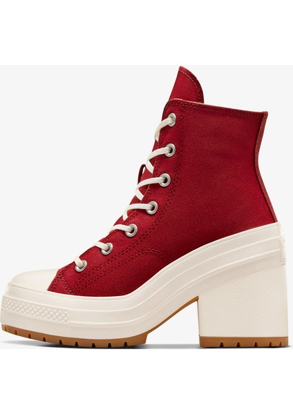 Chuck 70 De Luxe Heel Unisex Kırmızı Platform SNEAKER.642 fırsatları