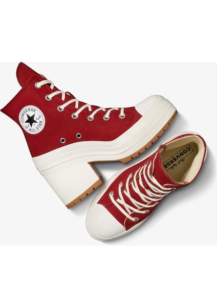 Chuck 70 De Luxe Heel Unisex Kırmızı Platform SNEAKER.642 indirimleri