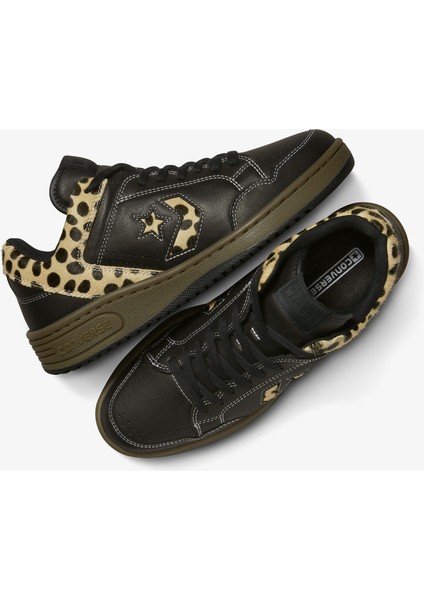 Weapon Pony Hair Unisex Siyah Deri SNEAKER.001 indirimleri