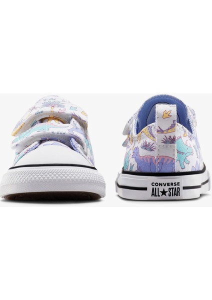 Chuck Taylor All Star Dino Party Easy On Çocuk Beyaz SNEAKER.100 modelleri