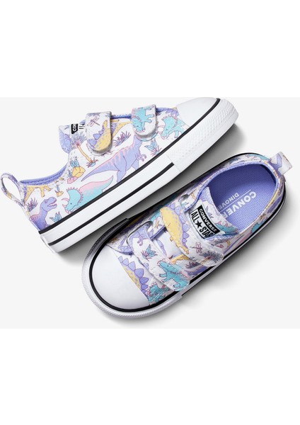 Chuck Taylor All Star Dino Party Easy On Çocuk Beyaz SNEAKER.100