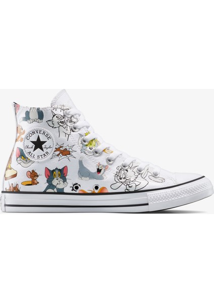 x Tom & Jerry Chuck Taylor All Star Unisex Beyaz SNEAKER.100