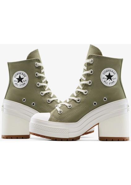 Chuck 70 De Luxe Platform Kadın Haki SNEAKER.368 indirimleri