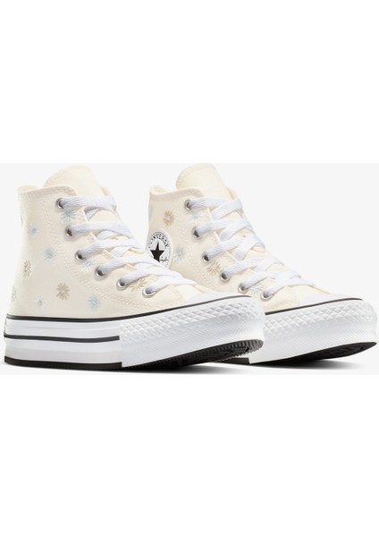 Chuck Taylor All Star Platform Florals Çocuk Krem SNEAKER.286 fiyatları