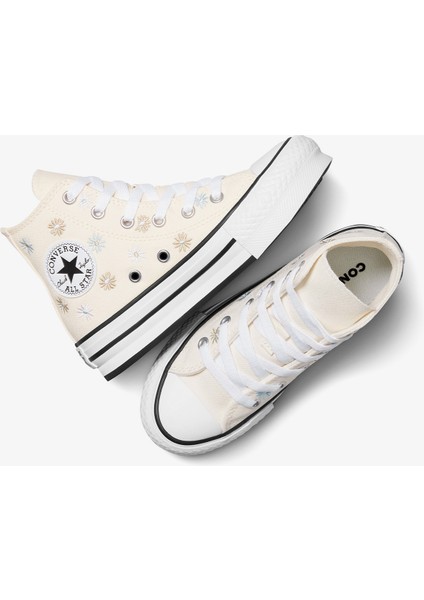 Chuck Taylor All Star Platform Florals Çocuk Krem SNEAKER.286