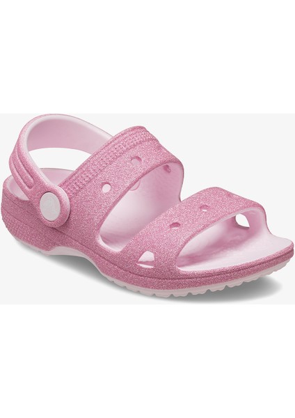 Classic Glitter Çocuk Pembe Sandalet.6zw