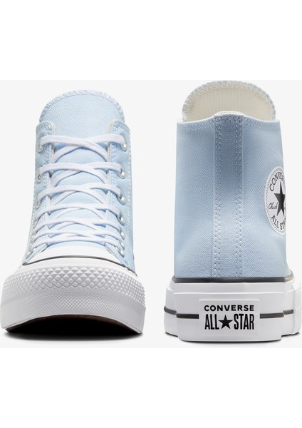 Chuck Taylor All Star Lift Unisex Mavi Platform SNEAKER.450 modelleri