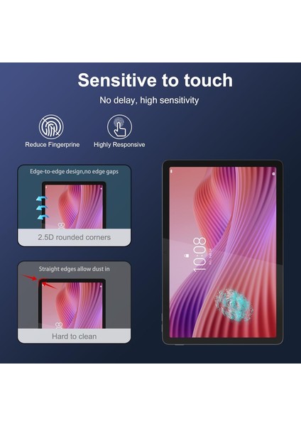 Lenovo Tab TB311FU 10.1" Inç Ekran Koruyucu Şeffaf Cam Nano Esnek Kırılmaz Tablet Camı 9h ZAEK0030TR