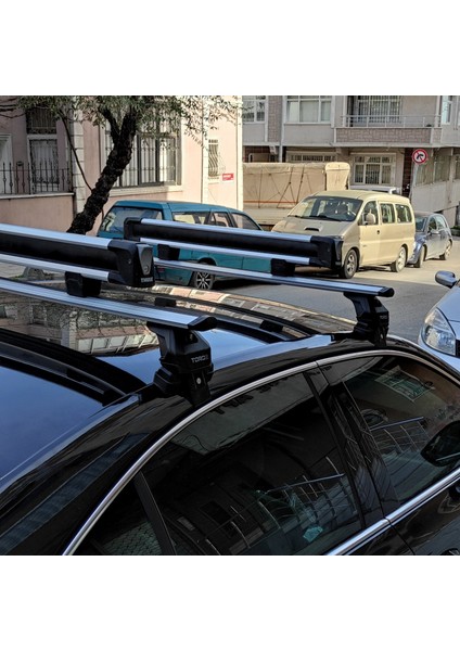 Skoda Superb Sedan B8 2015-2019 Oluksuz Üst Tavan Portbagaj Taşıyıcı Ara Atkısı Paw Serisi Pro 4 Siyah indirimleri