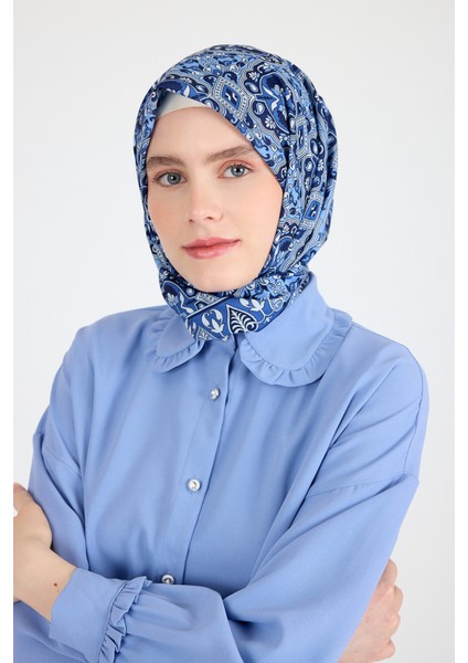 Saks Etnik Desenli Eşarp 3013 modelleri