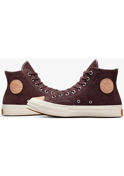 Chuck 70 Taylored Lux Unisex Kahverengi Deri SNEAKER.209