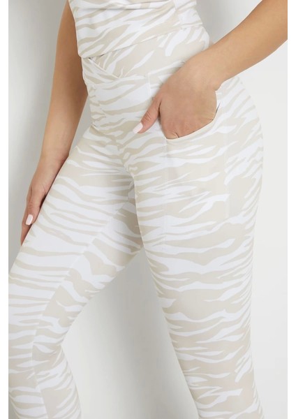 Ayla Leggıng 4/4 Kadın Altın Tayt V4GB05MC049-P8DA modelleri