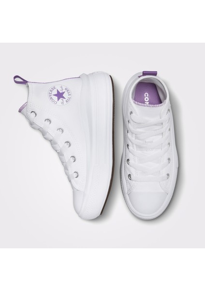 Chuck Taylor All Star Move Platform Çocuk Beyaz SNEAKER.102 modelleri