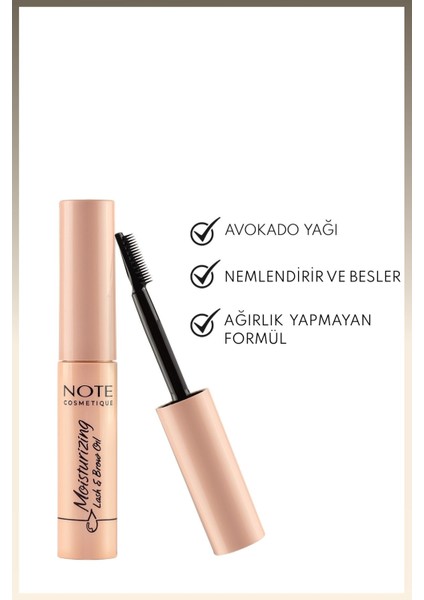 Moisturizing Lash & Brow Oil Nemlendirici ve Besleyici Kaş Kirpik bakım yağı