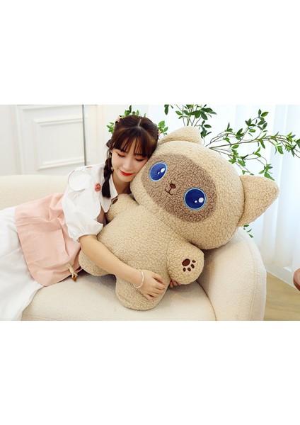 40CM Siyam Kedisi Peluş Oyuncak Bebek Yastık Hediye (Yurt Dışından)