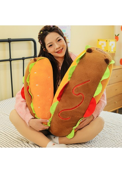 90CM Sosisli Kirpi Balığı Peluş Oyuncak Bebek Bebek Yastık Hediye (Yurt Dışından)
