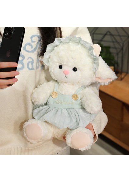 50CM Sevimli Kuzu Peluş Oyuncak Bebek Yastık Hediye (Yurt Dışından)