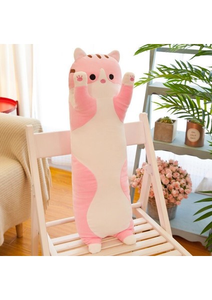 90CM Uzunluğunda Kedi Klip Bacaklar Peluş Oyuncak Bebek Bebek Yastık Hediye (Yurt Dışından)