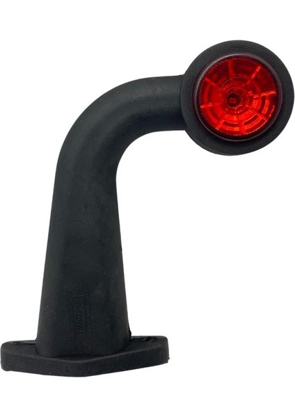 Frıstom 12V-30V Boynuz Takoz Lambası Uzun Eğri (Ledli) (180 Mm) E9