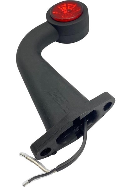 Frıstom 12V-30V Boynuz Takoz Lambası Uzun Eğri (Ledli) (180 Mm) E9 modelleri