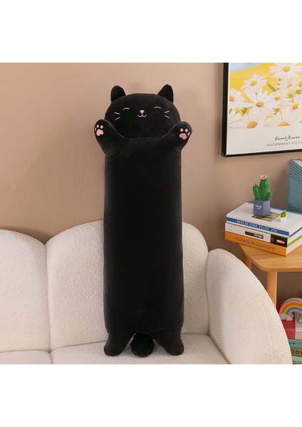 110CM Uzunluğunda Kedi Klip Bacaklar Peluş Oyuncak Bebek Bebek Yastık Hediye (Yurt Dışından)