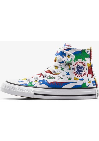Chuck Taylor All Star Dino Party Easy On Çocuk Beyaz/kırmızı SNEAKER.100 fırsatları