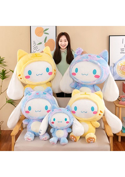 60CM Yuji Köpek Sevimli Göz Ştırıcı Renk Tavşan Peluş Oyuncak Bebek Bebek Yastık Hediye (Yurt Dışından) fiyatları