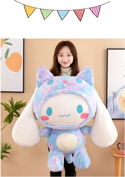 60CM Yuji Köpek Sevimli Göz Ştırıcı Renk Tavşan Peluş Oyuncak Bebek Bebek Yastık Hediye (Yurt Dışından) fırsatları