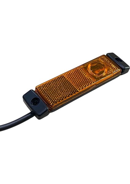 12V-24V YAN İKAZ LAMBASI (SİDE MARKER) LEDLİ SARI KRONE TİP DORSE (130*32 MM)