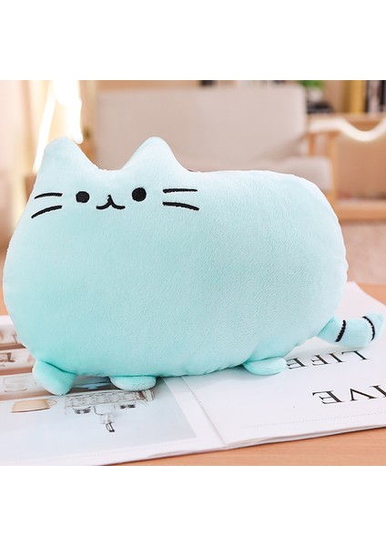 25CM Sevimli Kurabiye Kedi Peluş Oyuncak Bebek Yastık Hediye (Yurt Dışından)