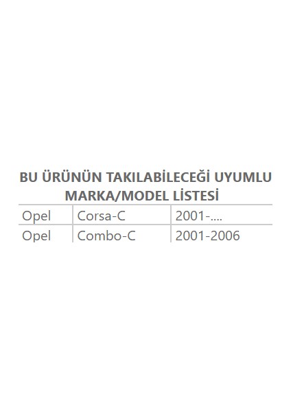 Opel Corsa C Rot Kolu Delphı Marka Delphı Rot Kolu