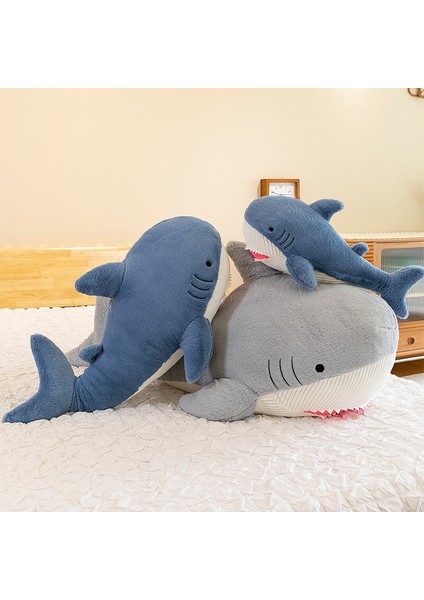 85CM Köpekbalığı Peluş Bebek Bebek Yastığı Hediye (Yurt Dışından)