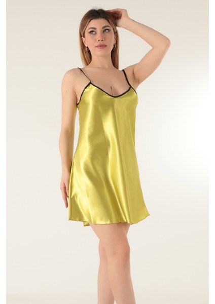 Ince Askılı Mini Saten GECELIK-336 fiyatları