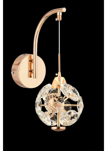 Istanbul Avize Dali Aplik Tekli Gold 3 Renk Ledli Modern LED Aplik