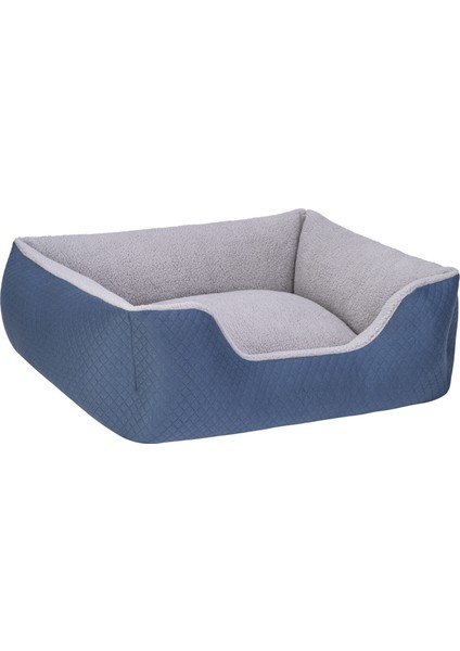 Echo Köpek Yatağı Mavi/gri Peluş M 80X65CM Sptgl fiyatları