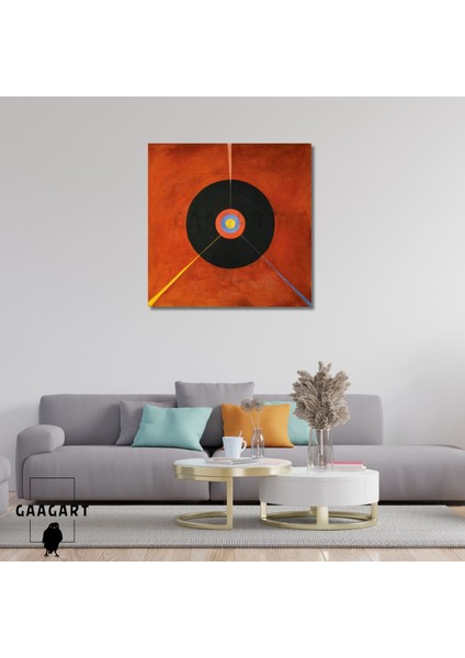 Kare Kanvas Tablo Ünlü Eserler Hilma Af Klint The Swan NO18