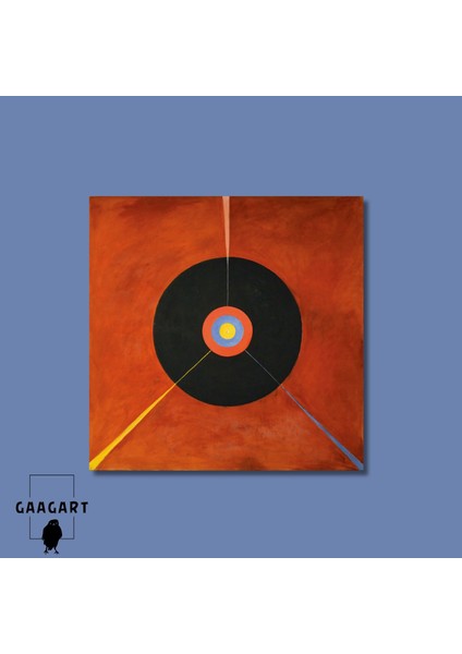 Kare Kanvas Tablo Ünlü Eserler Hilma Af Klint The Swan NO18 modelleri