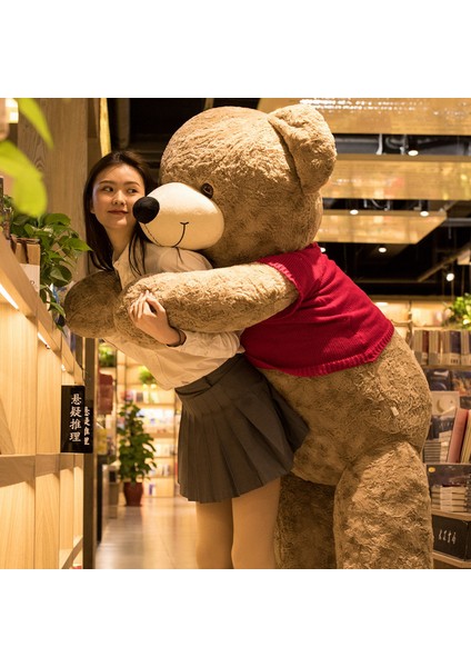180CM Oyuncak Ayı Peluş Bebek Oyuncak Yastık Hediye (Yurt Dışından)