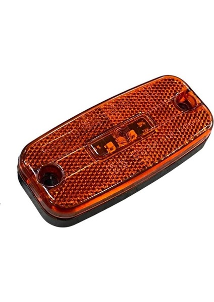 12V-24V Dorse Yan Lambası Side Marker Turuncu (3 Ledli) (111*51 Mm)