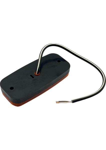 12V-24V Dorse Yan Lambası Side Marker Turuncu (3 Ledli) (111*51 Mm)
