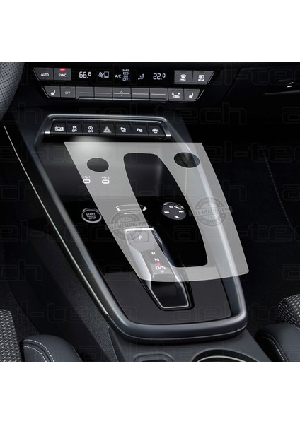 Audi A3 Makyajlı Kasa 2025 Uyumlu Vites Orta Konsol Ppf Koruyucu Kaplama