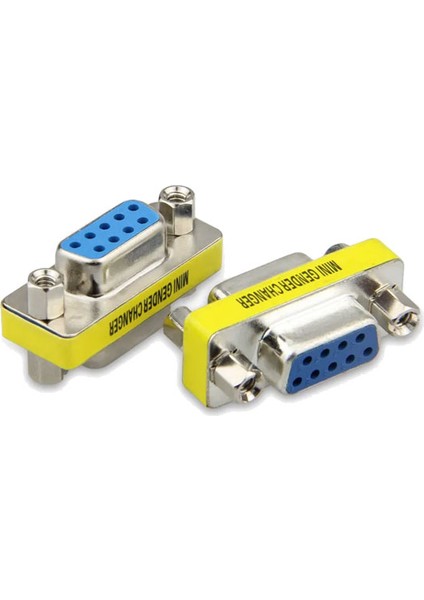 RS232 Dişi Dişi Çevirici Set Db9 Dişi-Dişi 9 Pin Çevirici 10 Set