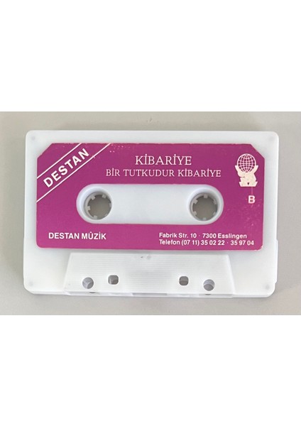 Kibariye Bir Tutkudur Kibariye Destan Baskı Kaset (Kartonet Yoktur Sadece Kasettir Dönem Alman Baskı Kaset)