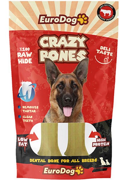 Crazy Bone Pres Kemik 13 cm 2 Li x 2 Adet Sptgl
