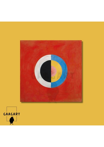Kare Kanvas Tablo Ünlü Eserler Hilma Af Klint-Group Ix,suw, No. 17. The Swan modelleri