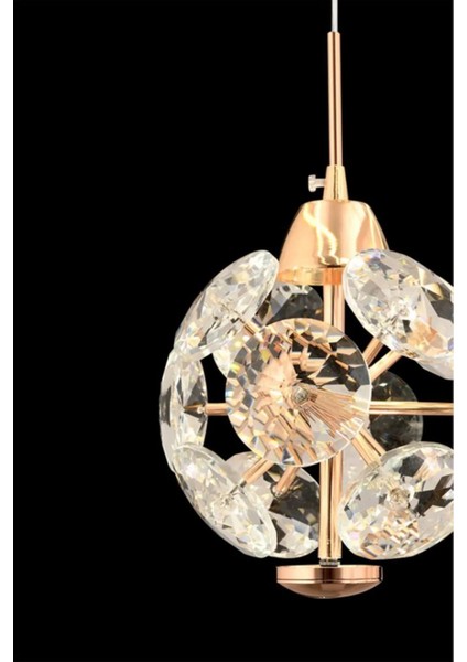 Istanbul Avize Dali Tekli Gold 3 Renk Ledli Modern LED Avize