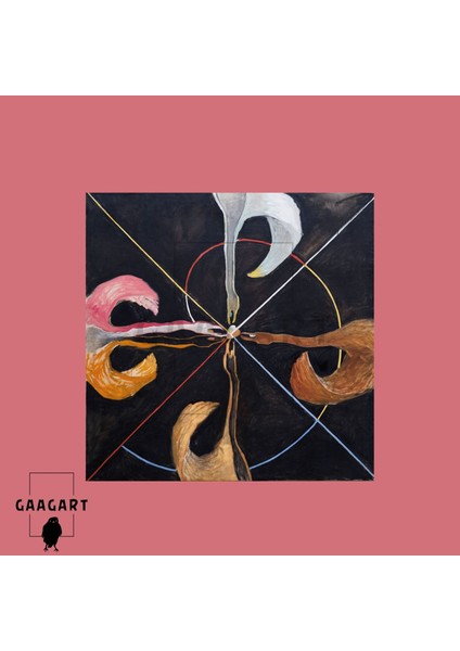 Kare Kanvas Tablo Ünlü Eserler Hilma Af Klint-Group Ix Suw, The (Swan No. 7_1915) modelleri